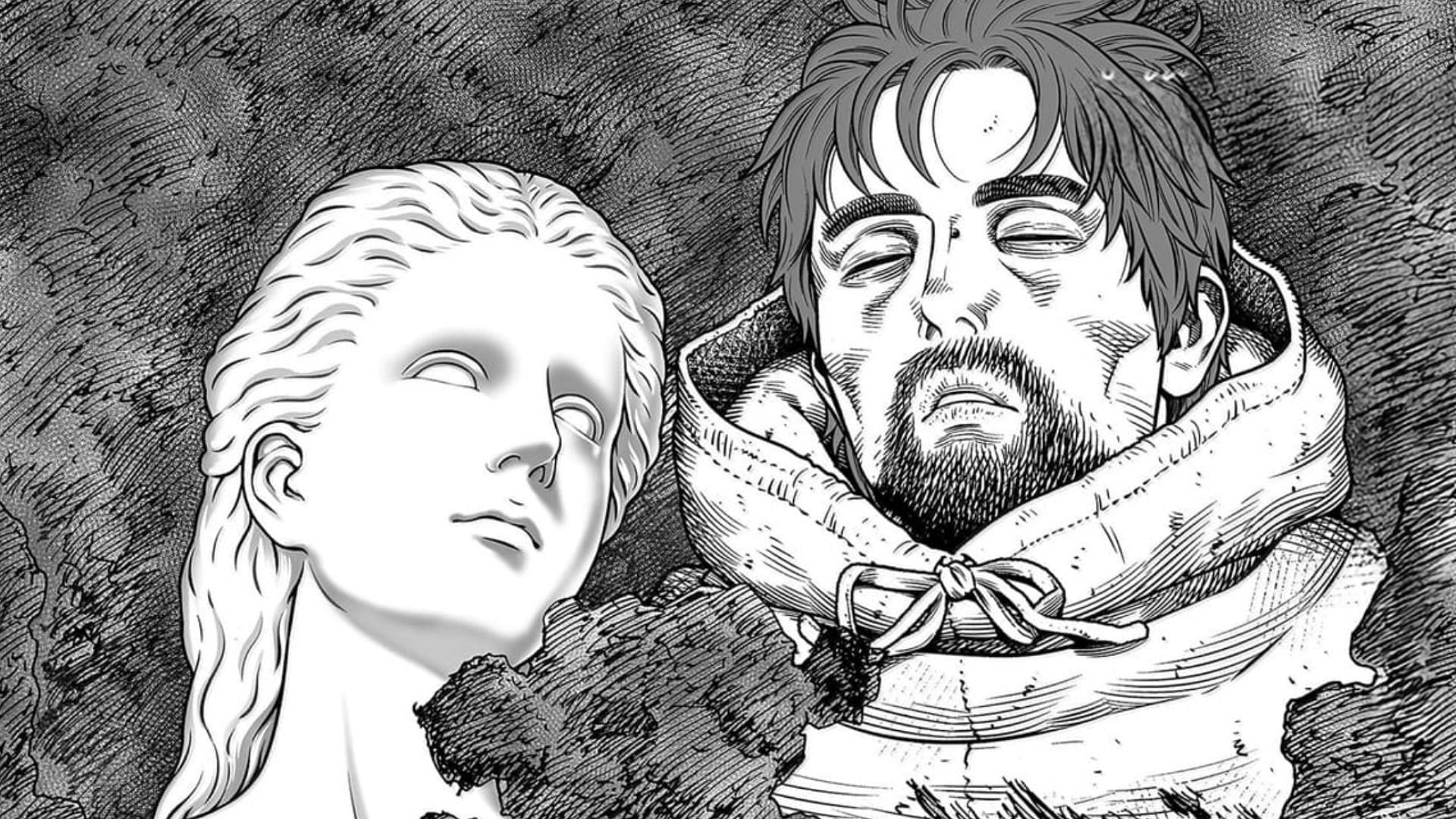 Einar dies in the Vinland Saga manga (Image via Kodansha)